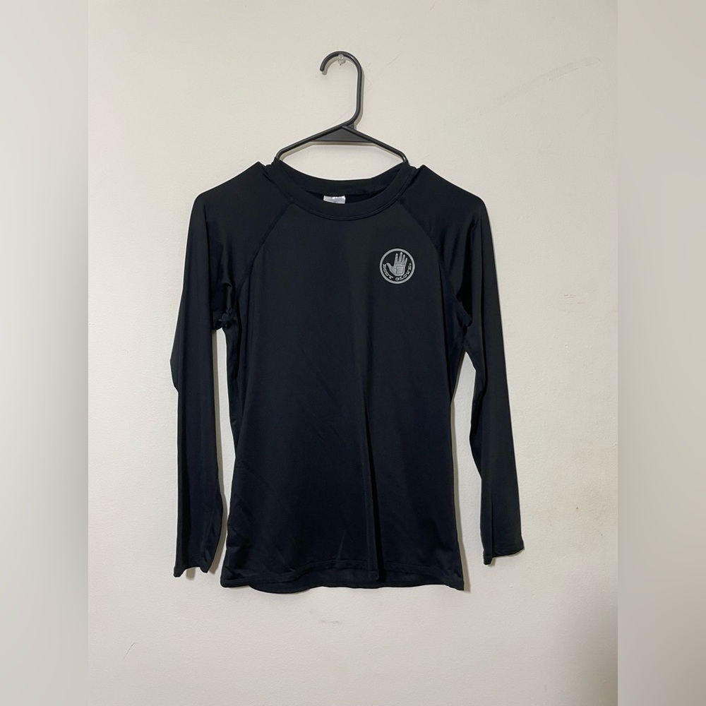 NWOT Official Body Glove UV Protection Black Long Sleeve Top